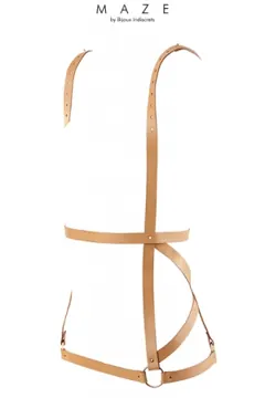 Robe harnais marron - Maze
