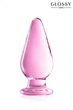 Plug anal verre Glossy Toys n° 26 Pink